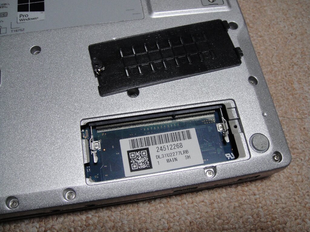 Panasonic Let'snote CF-SX4 SSD交換&メモリ増設 – Studio zazameta blog