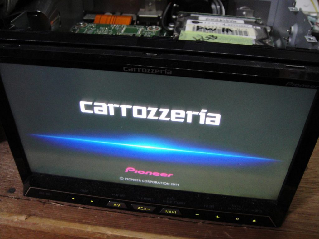 カロッツェリア サイバーナビ AVIC-ZH0007 2022年版 SSD交換